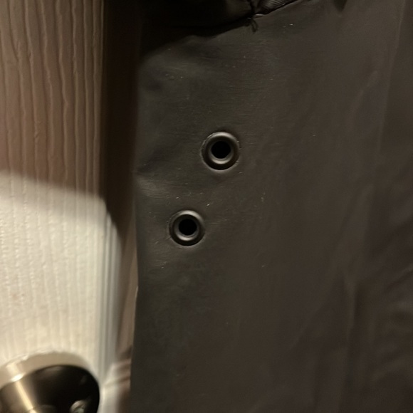 Banana Republic Black Trench Coat - Picture 3 of 6